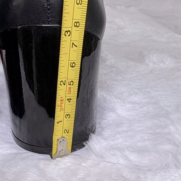 Christian Louboutin Authentic Black Blocked Heels - Picture 8 of 9